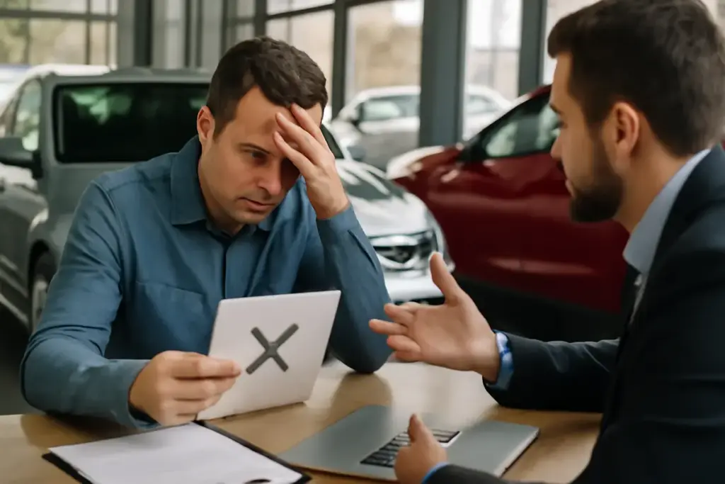 Finanziamento auto usata rifiutato: motivi più comuni e come aumentare le probabilità di approvazione